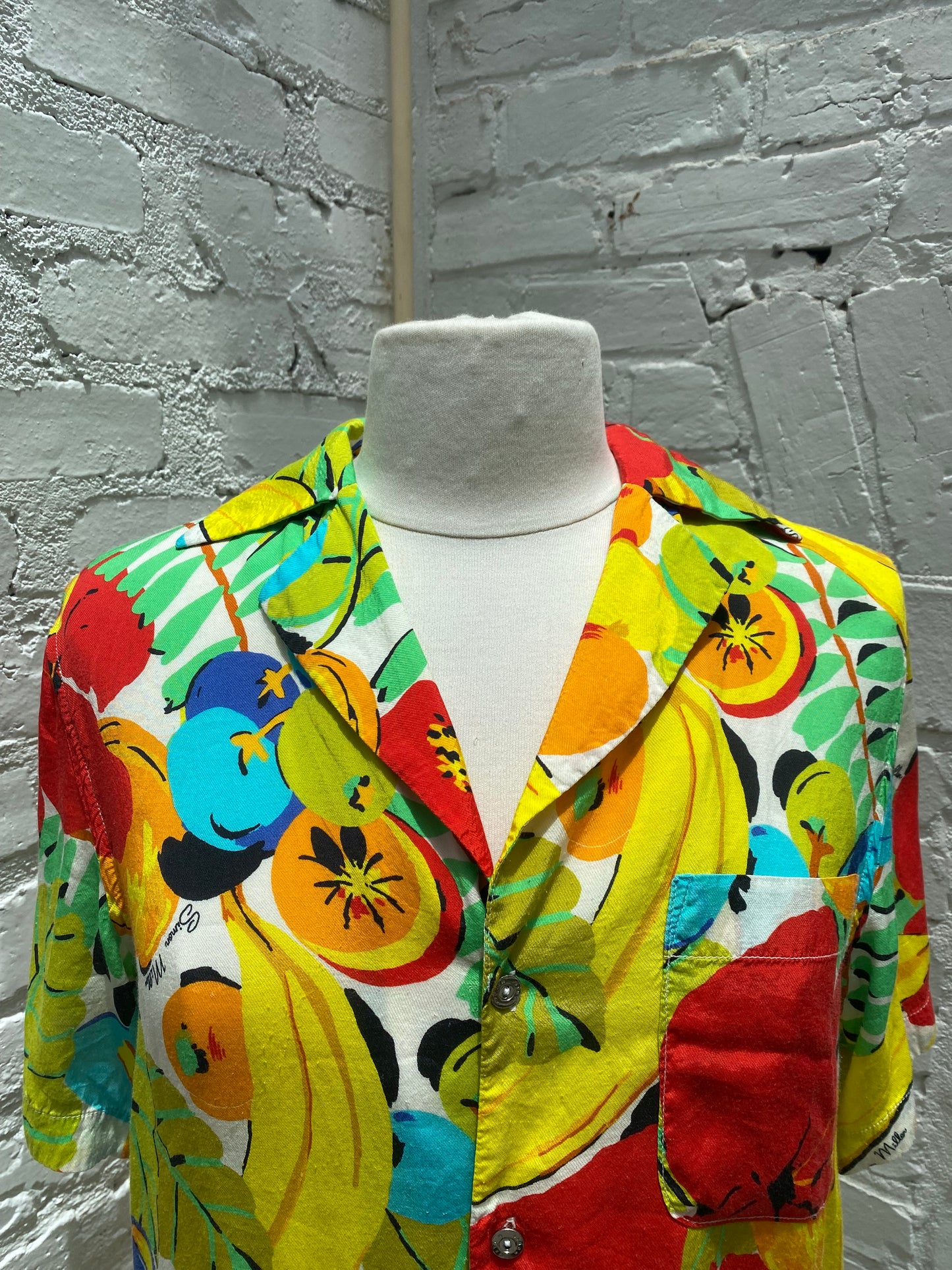 Simon Miller Yellow, Red, & Blue Top, XS