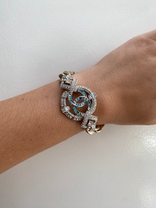 Chanel Crystal CC Bracelet