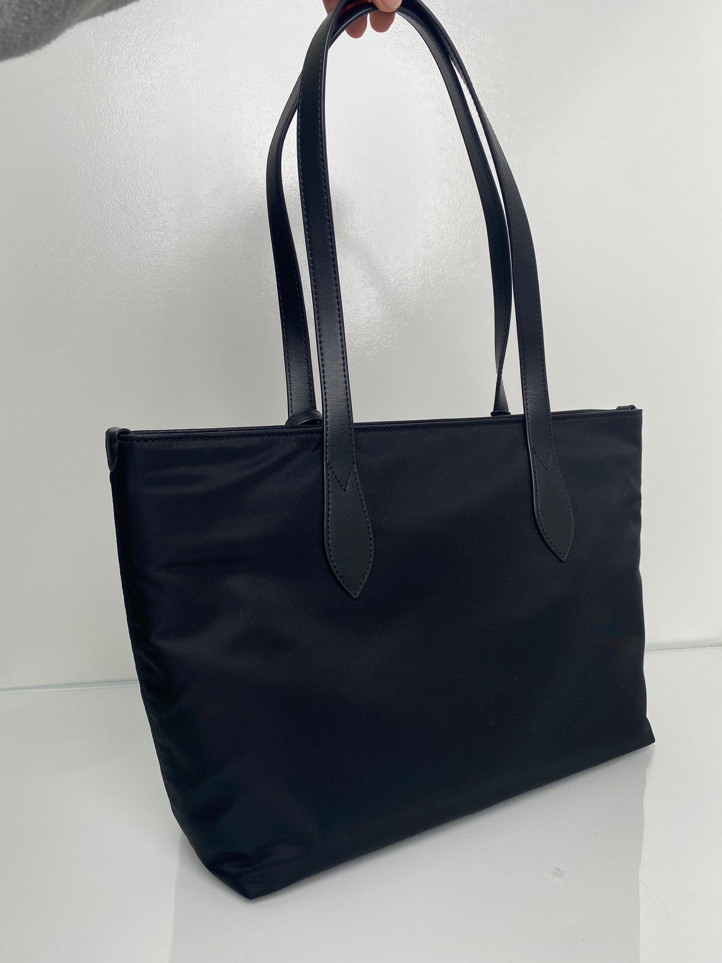 Burberry Black Nylon Logo Bag