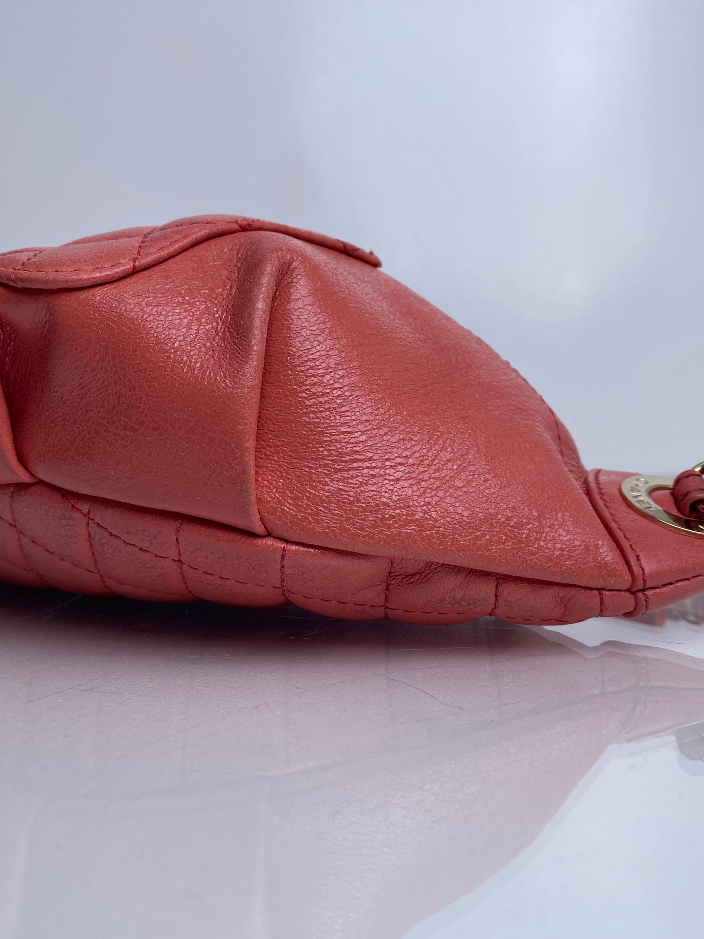 Chanel Pink Crumpled Glazed Lambskin Quilted Waist Bag GHW #25