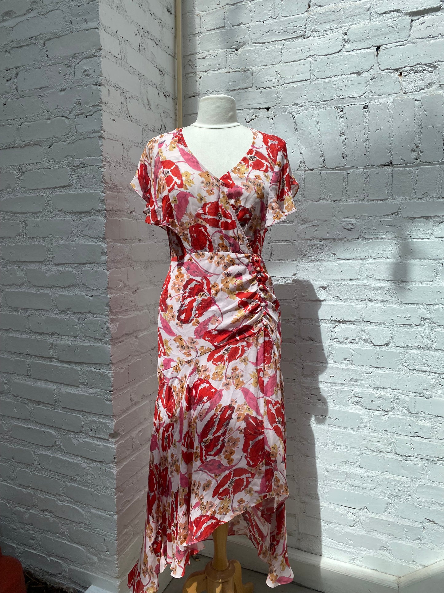 Parker Pink Floral Dress, 4