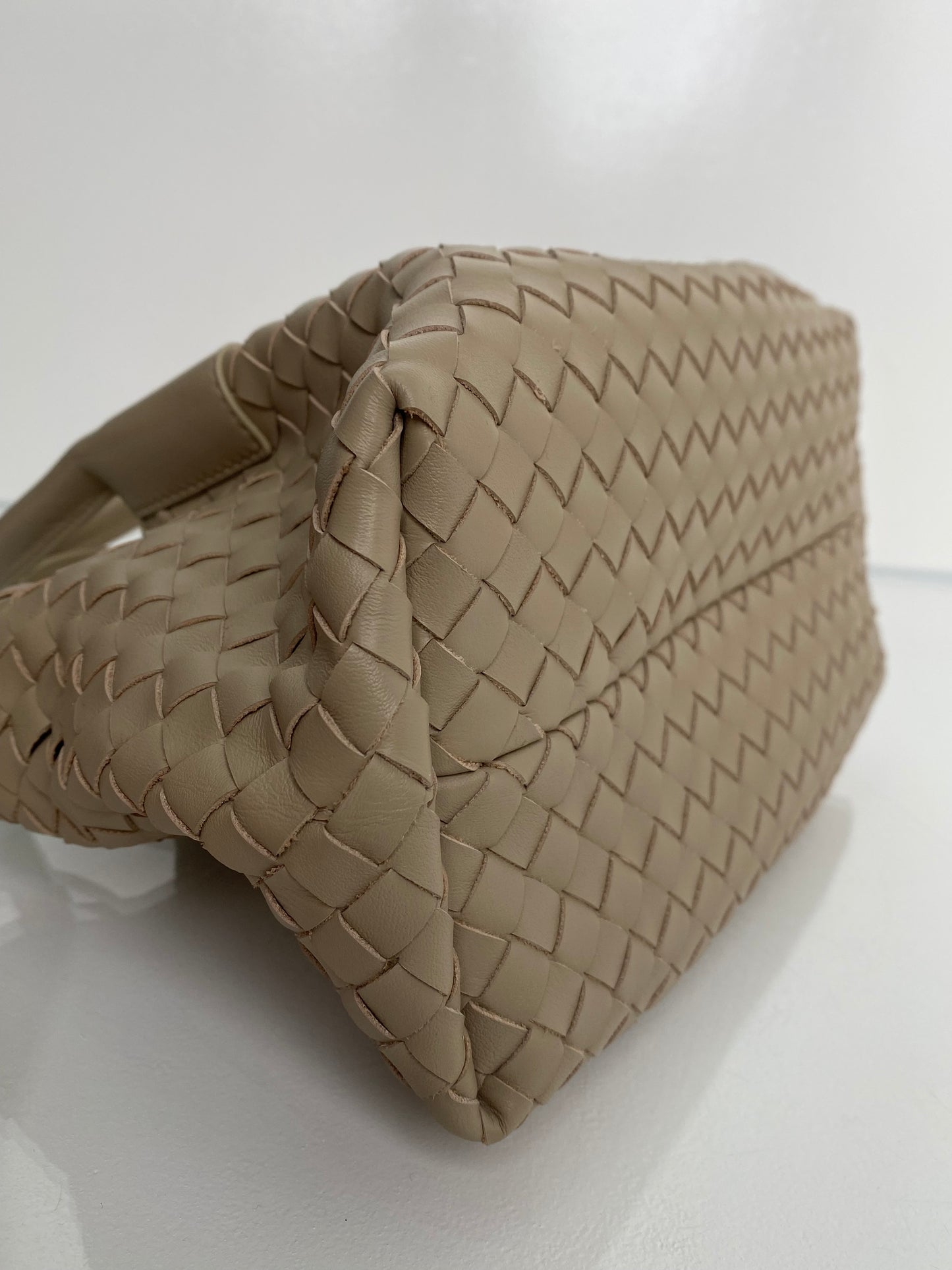 Bottega Veneta Taupe Small Pinacoteca Bag GHW