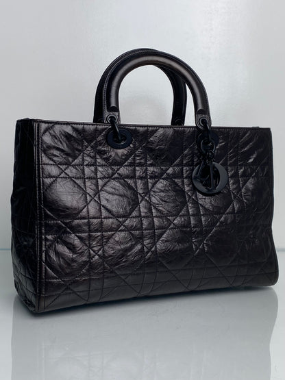 Dior Lady Black D-Sire Bag BHW