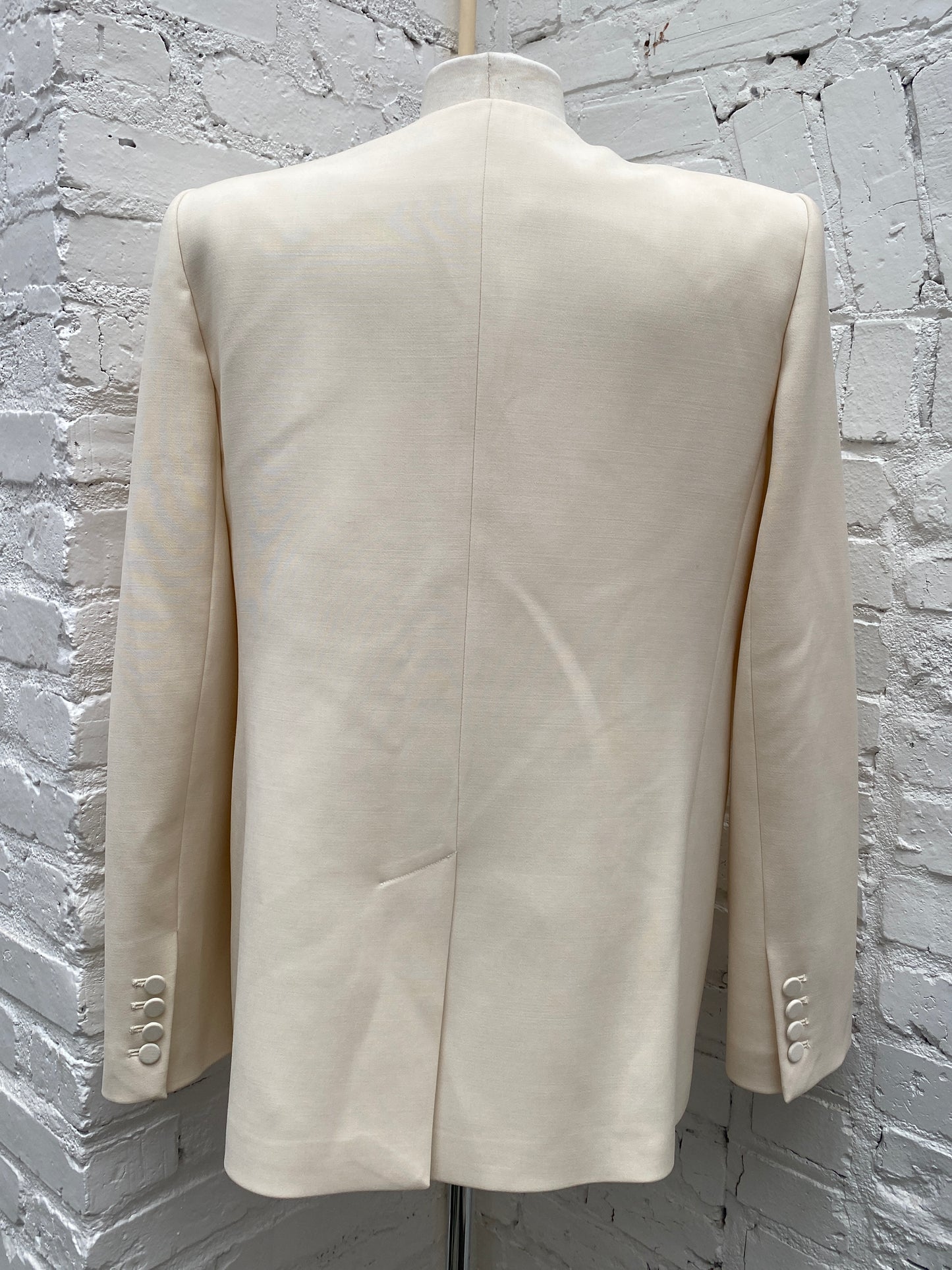 Area Cream Crystal Claw Blazer, EST L