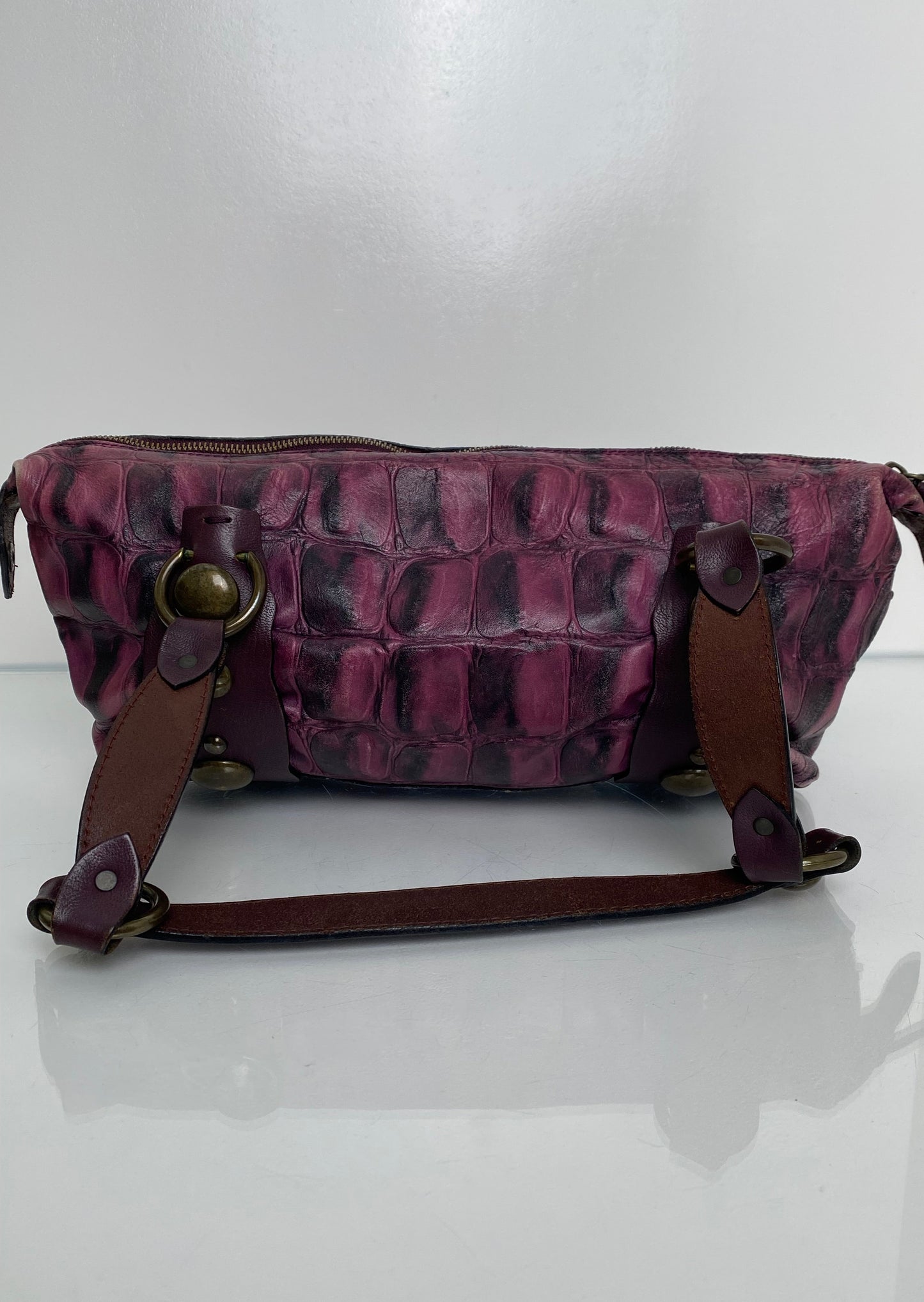 Roberto Cavalli Vintage Purple Freedom Bag