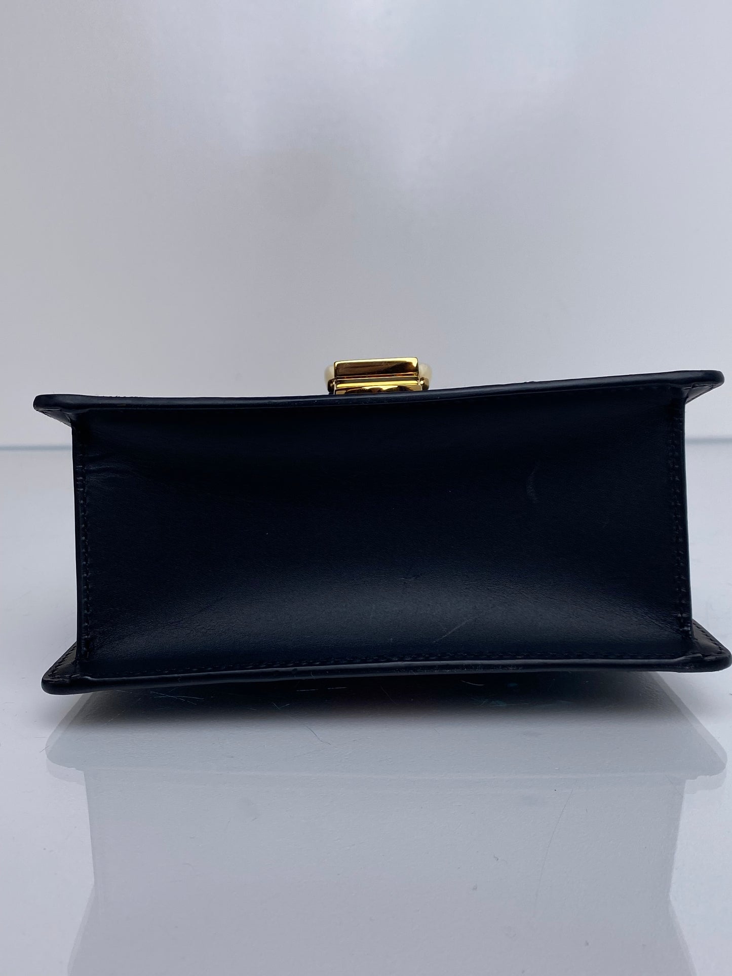 Gucci Black Webstripe Mini Sylvie Bag GHW