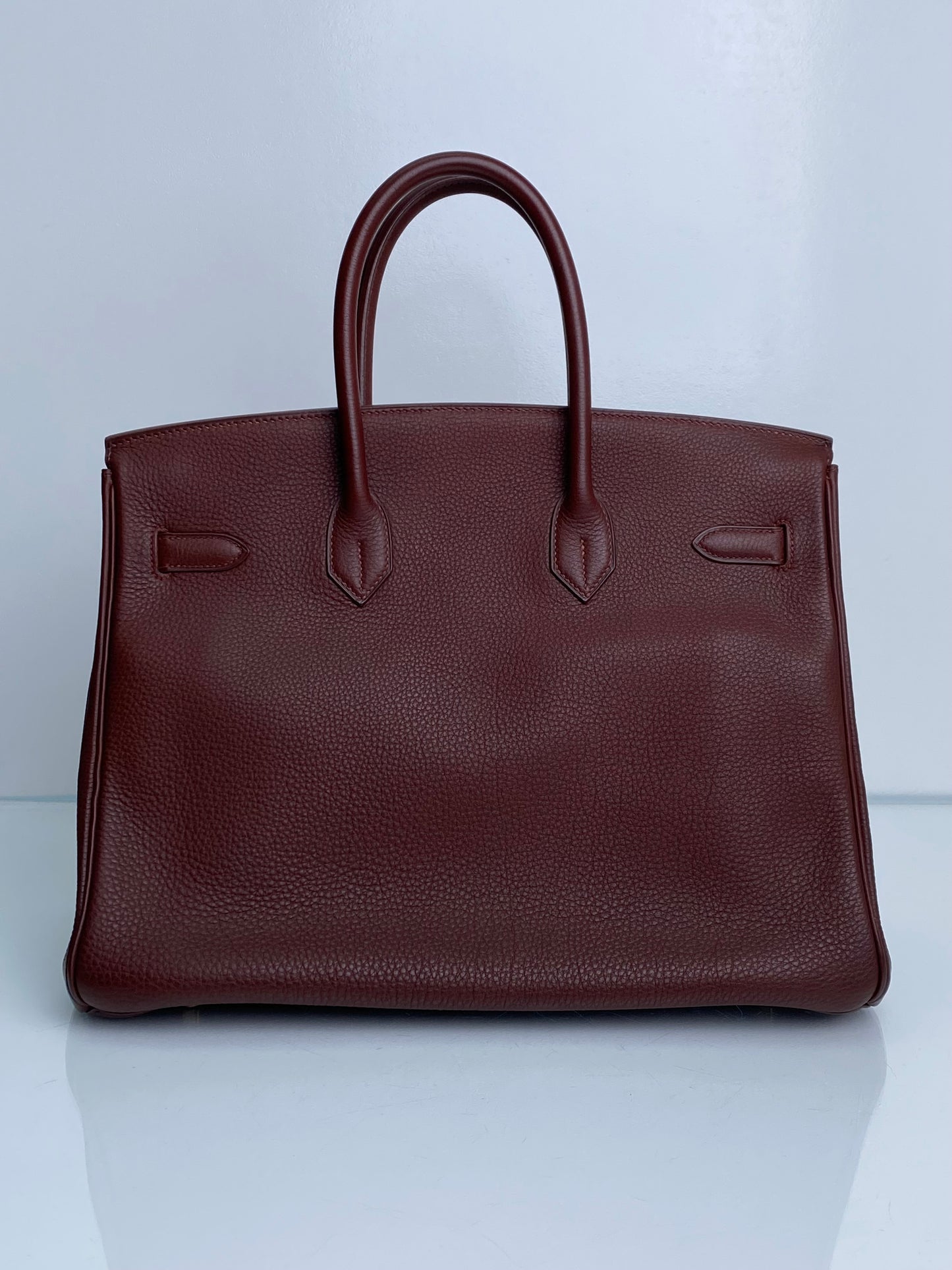 Hermes Birkin 35 Chocolate GHW #A Square