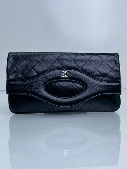 Chanel 31 Black Calfskin Clutch SHW