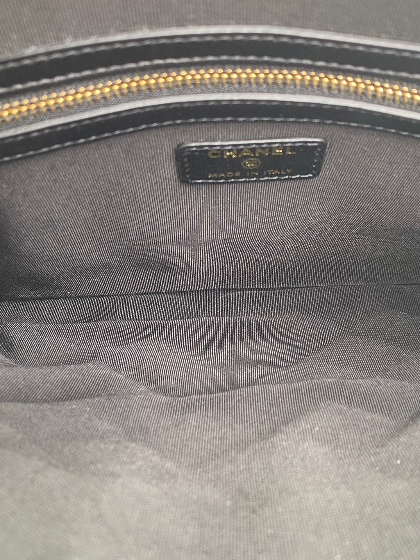 Chanel Black Egyptian Amulet All About Chains O Case Clutch TTHW