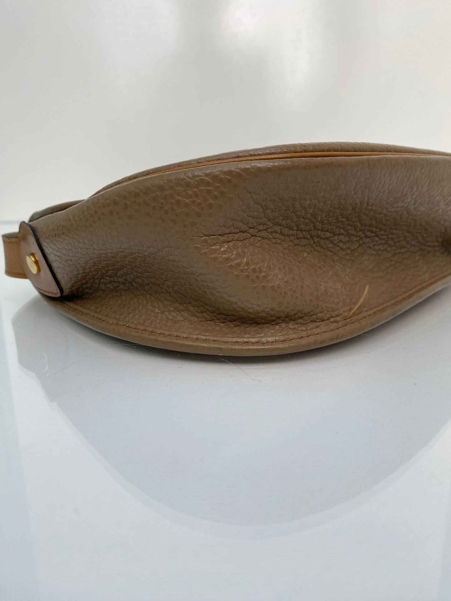 Dior Vintage Brown Crossbody Bag GHW