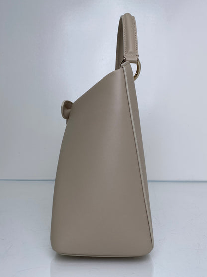 Dior Beige Leather Top Handle Cigale Bag GHW