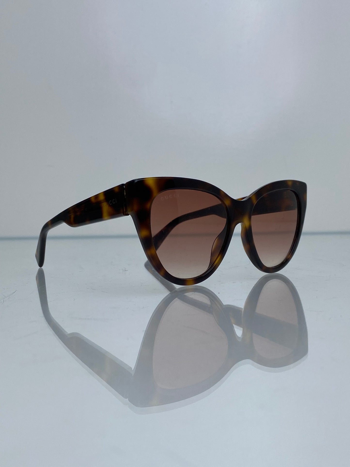Gucci Tortoise Cat Eye Sunglasses (As Is)
