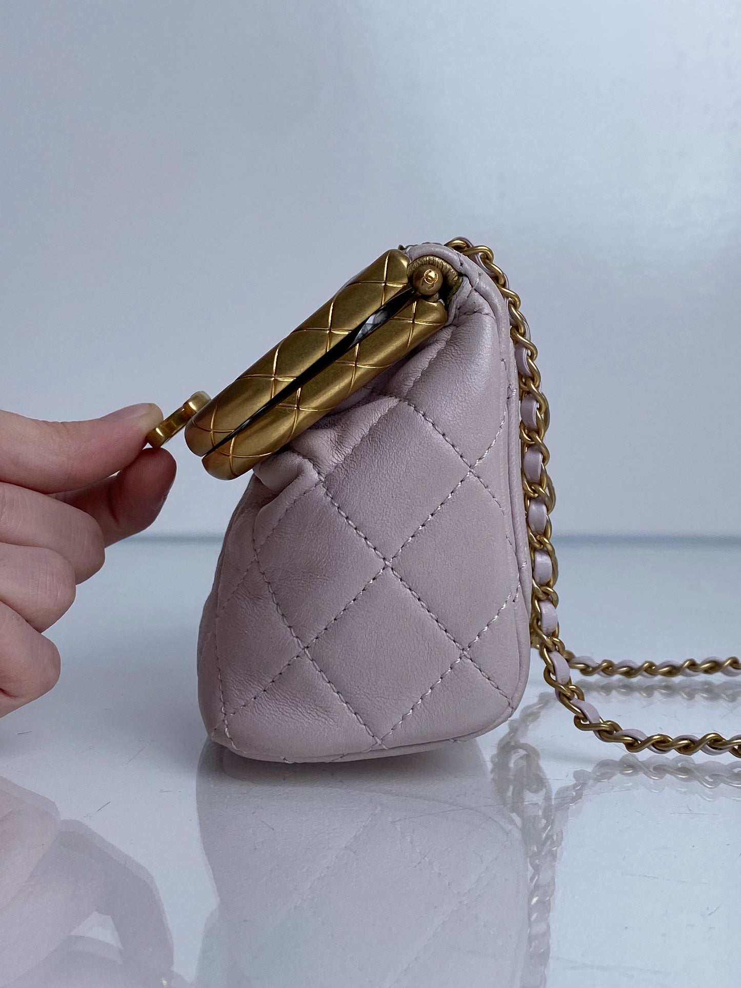 Chanel Lilac / Light Pink My Crush Mini Crossbody Bag GHW