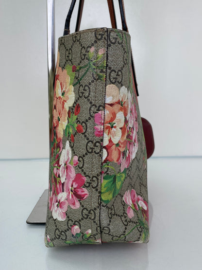 Gucci GG Pink Blooms Tote Bag (As Is)