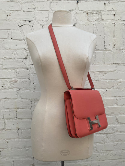 Hermes Constance 24 Pink Epsom PHW