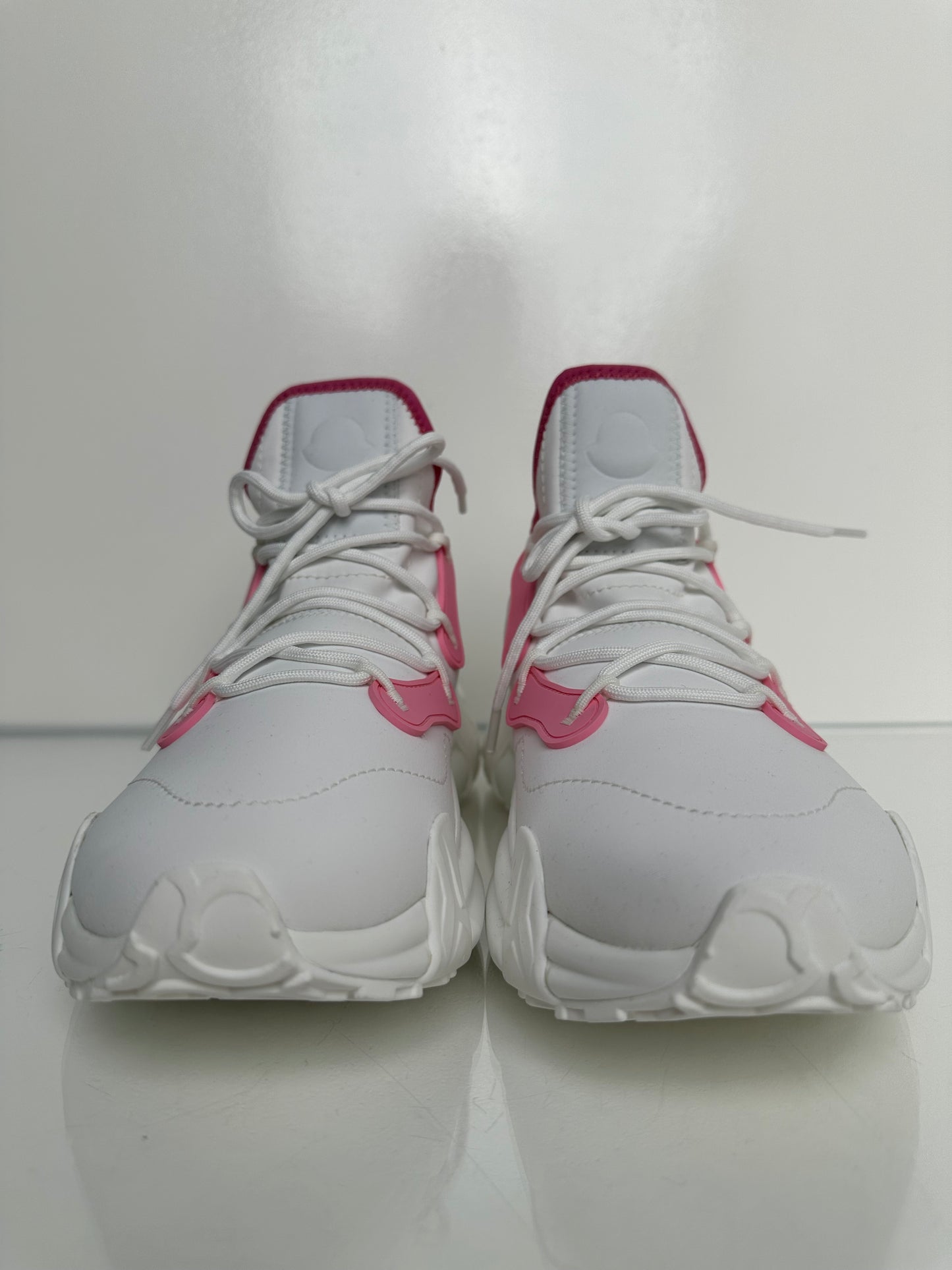 Moncler Lunarove Tri Pink & White Sneakers, 38.5