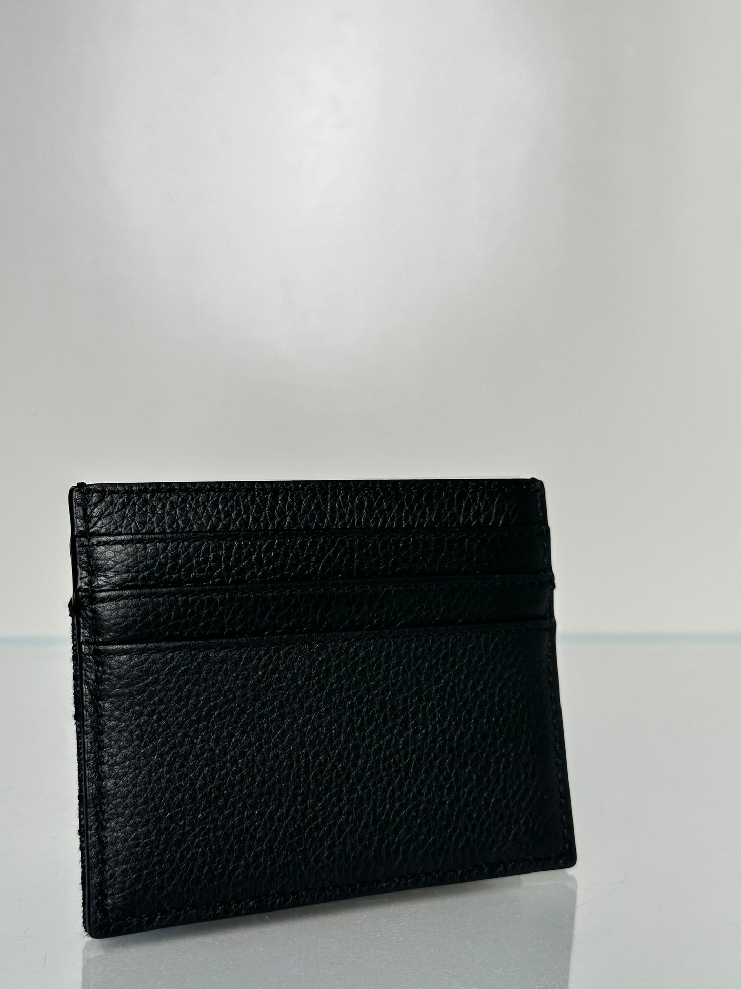 Dior Black Oblique & Leather Saddle Card Holder