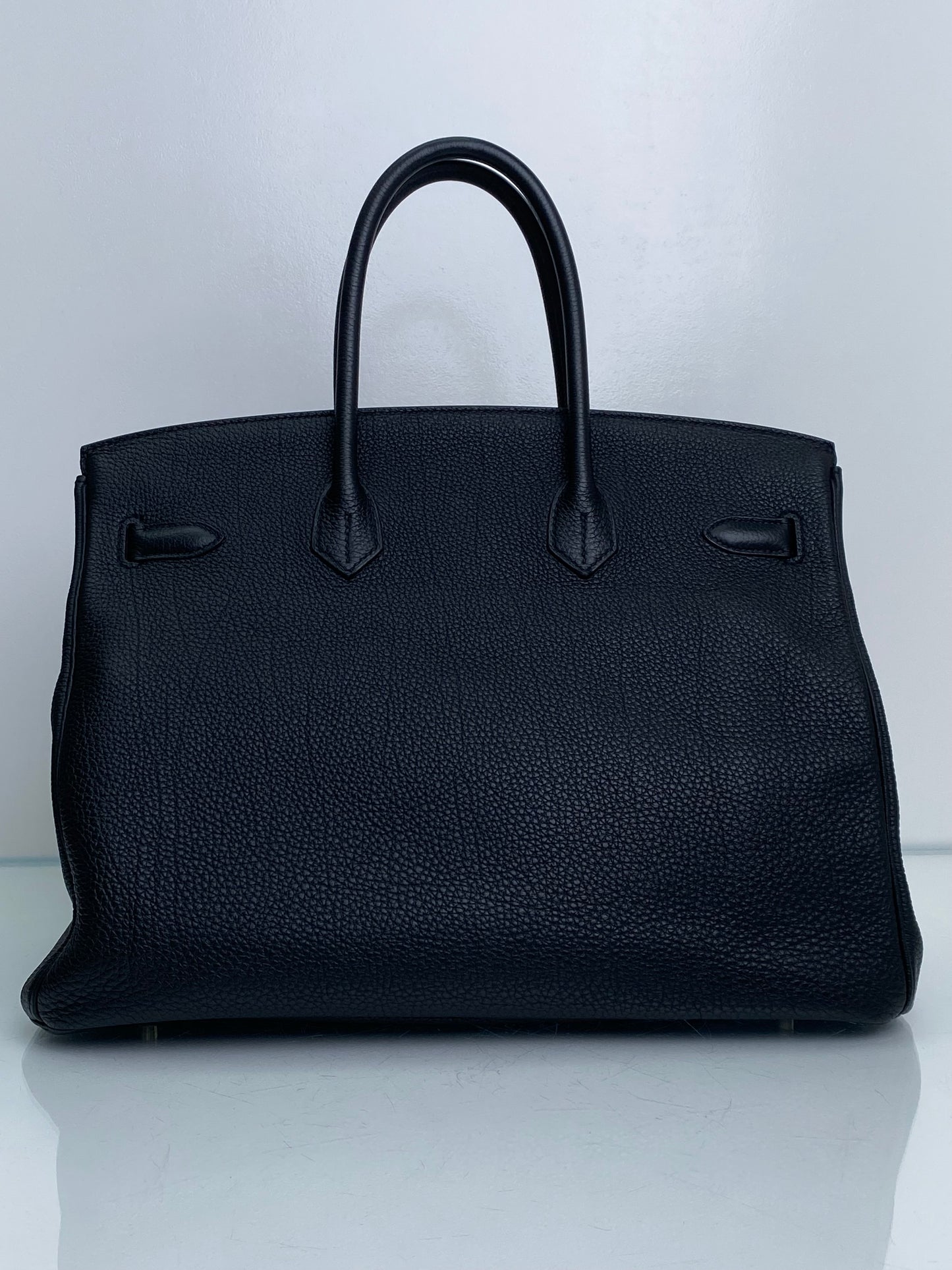 Hermes Birkin 35 Black Togo GHW #Q