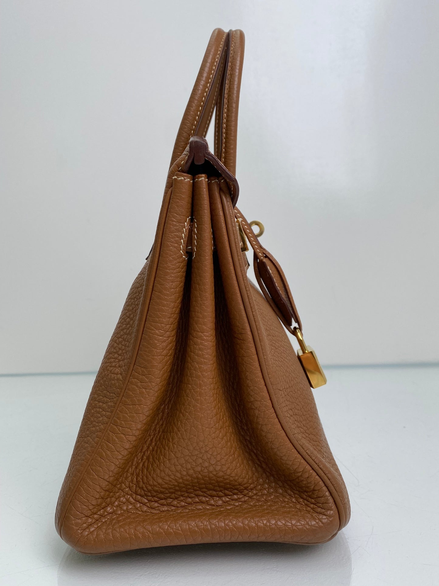 Hermes Birkin 25 Gold Togo GHW #P
