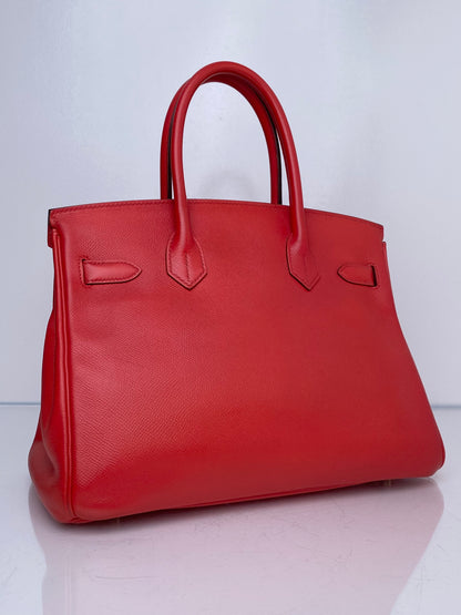 Hermes Birkin 30 Capucine Epsom GHW #Z