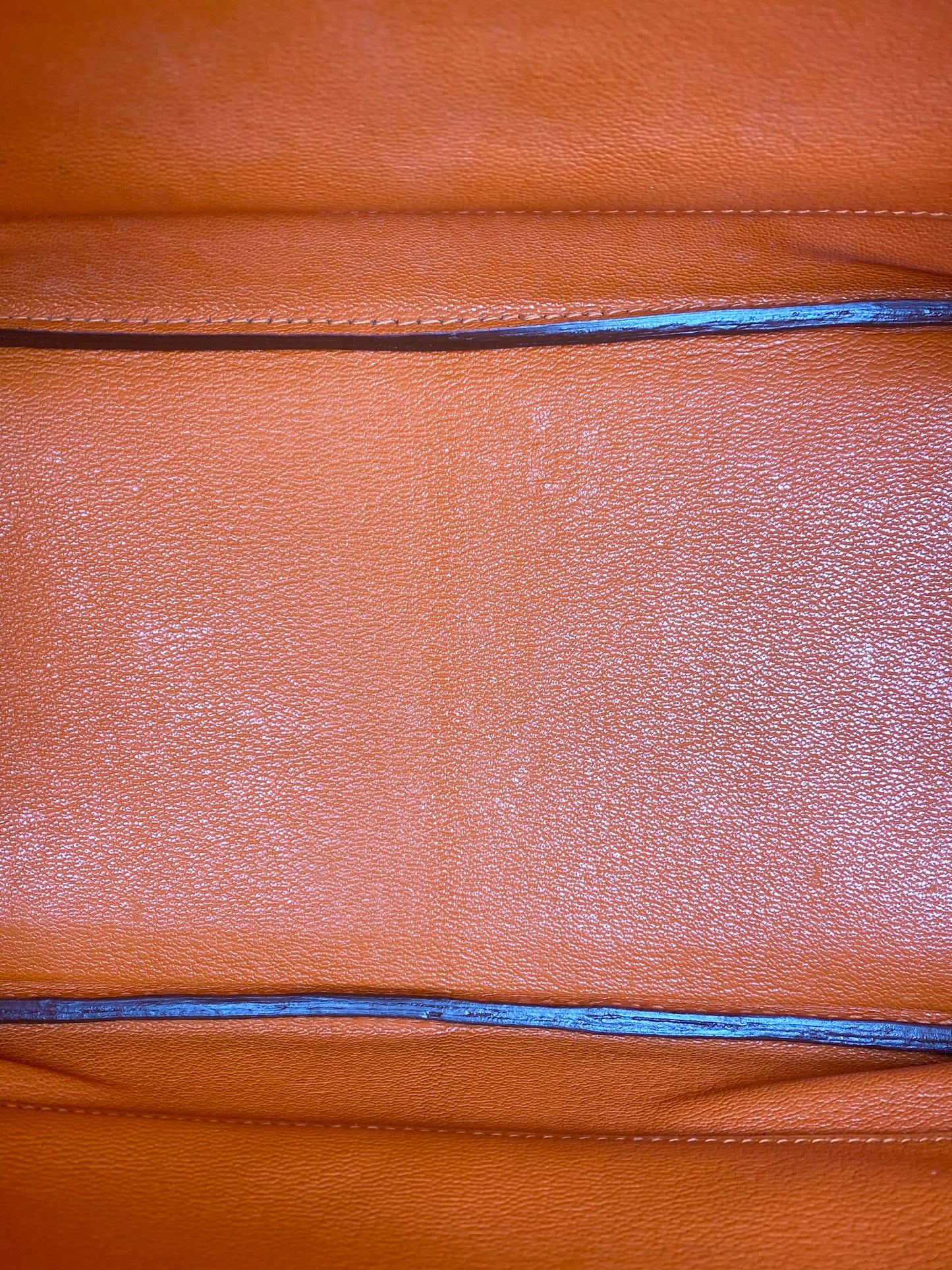 Hermes Birkin 30 Shiny Porosus Orange PHW #L