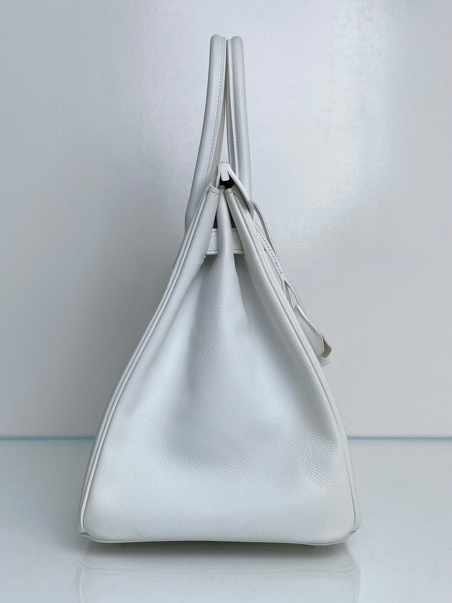 Hermes Birkin 35 White Epsom GHW #P