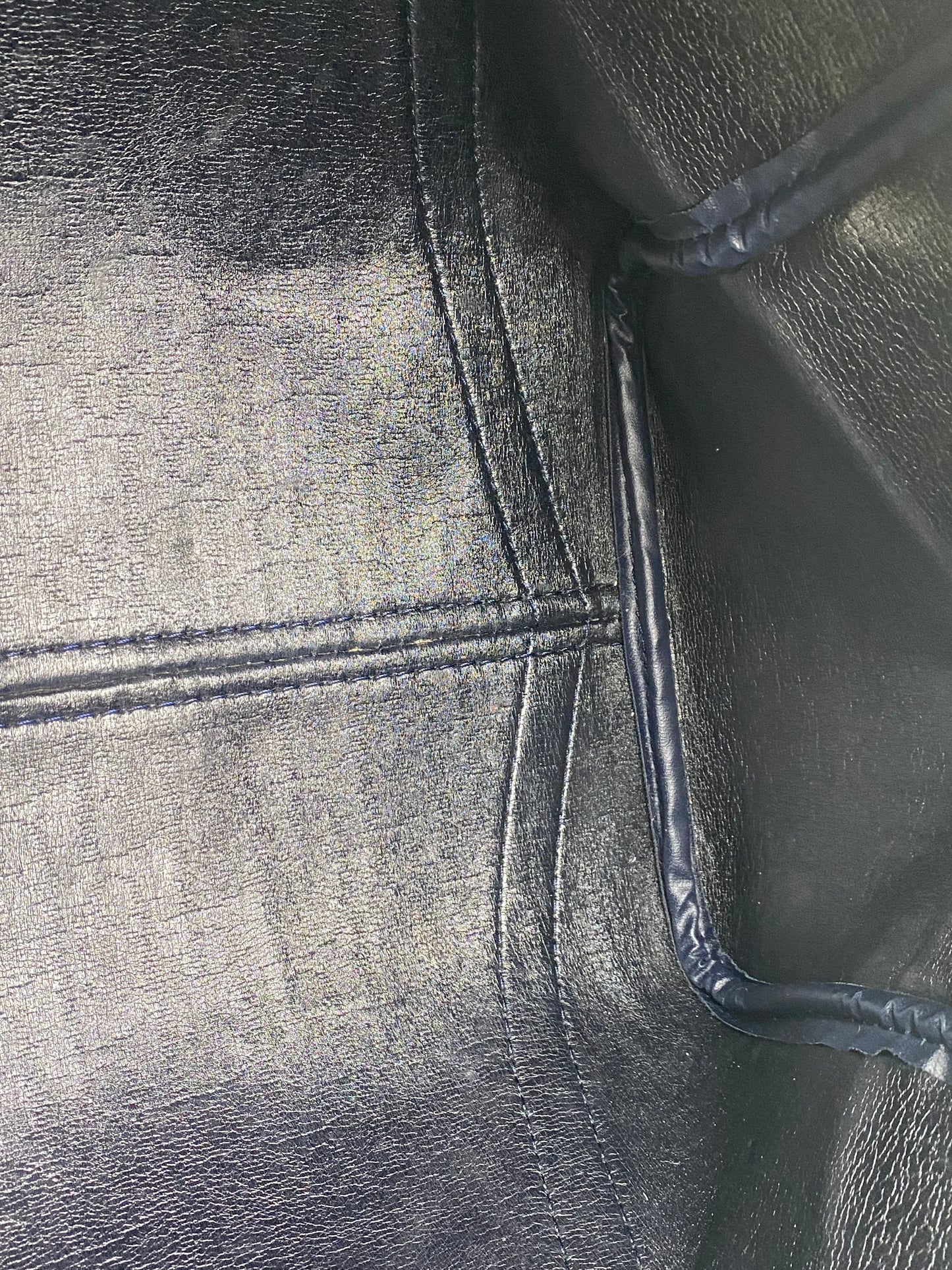 Dior Vintage Navy Oblique Boston Bag SHW