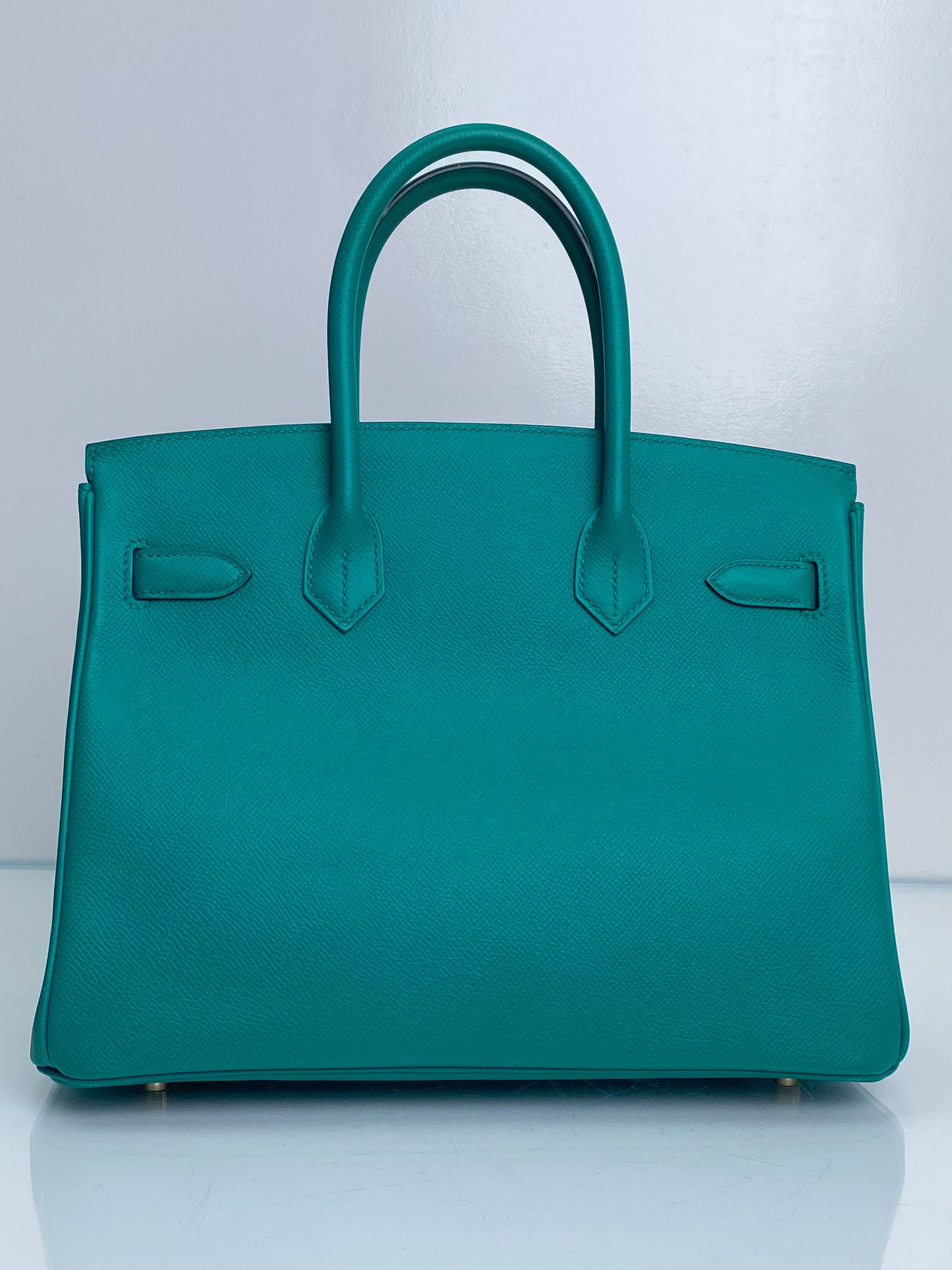Hermes Birkin 30 Bleu Paon Epsom GHW #X