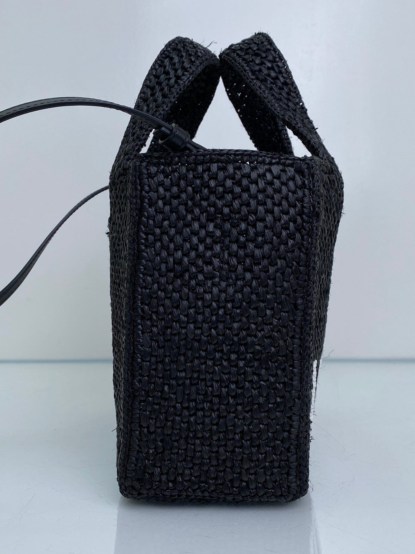 Loewe Women's Black Font Tote Bag w/Strap GHW