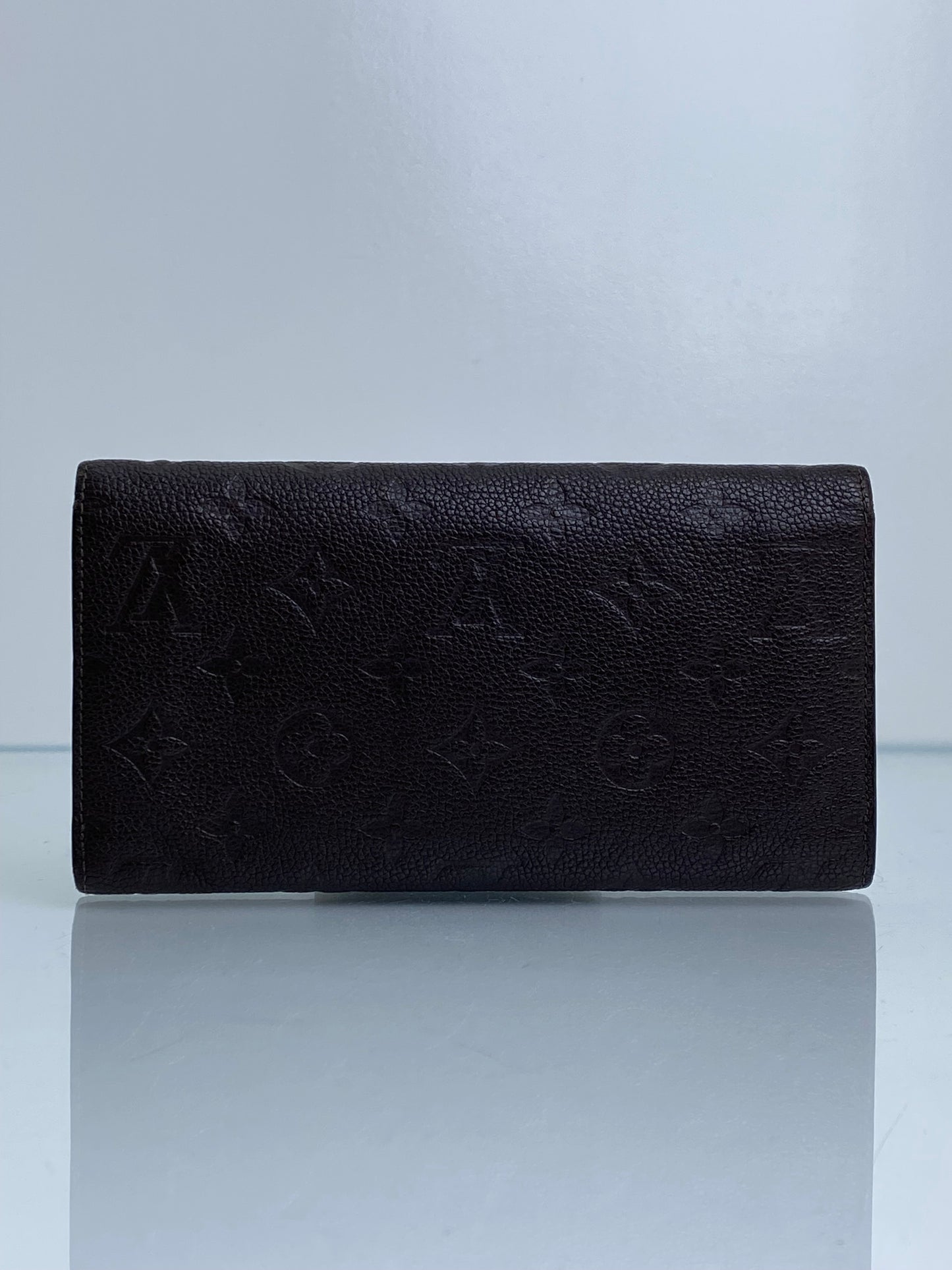 Louis Vuitton Brown Empreinte Virtuose Wallet GHW