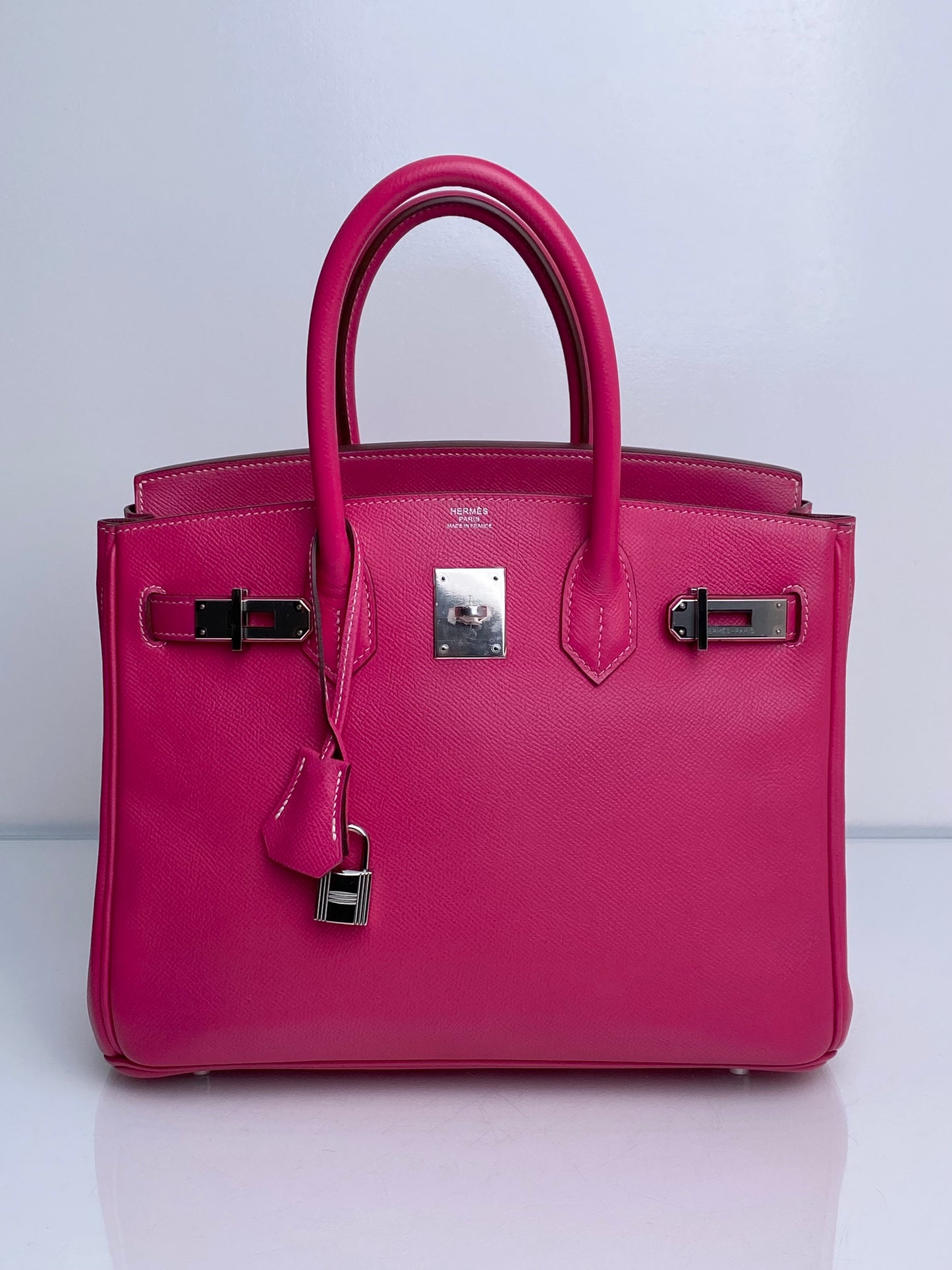 Hermes Birkin 30 Rose Tyrien/Tosca Candy Epsom PHW