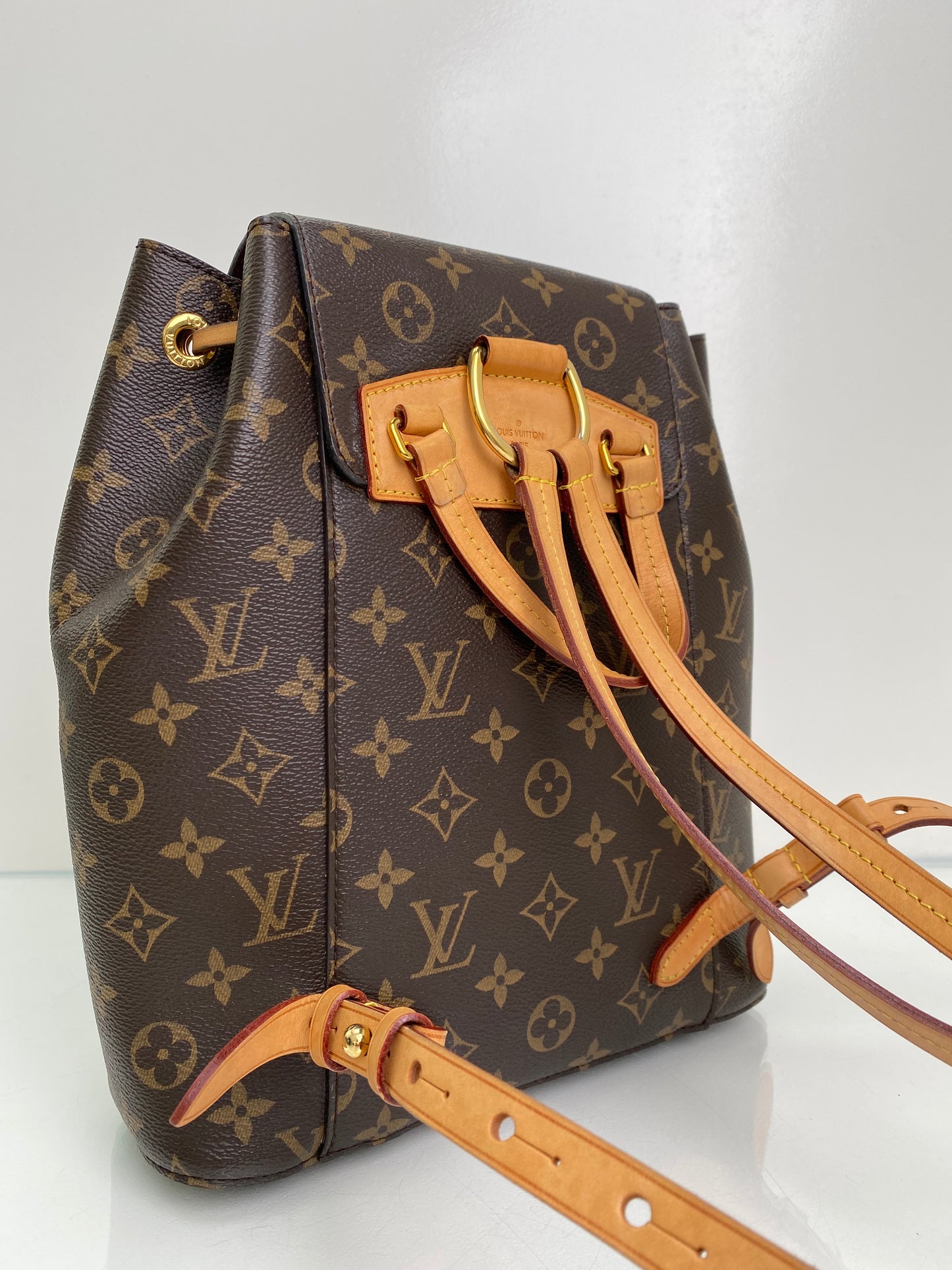 Louis Vuitton Monogam Mountsouris Backpack GHW