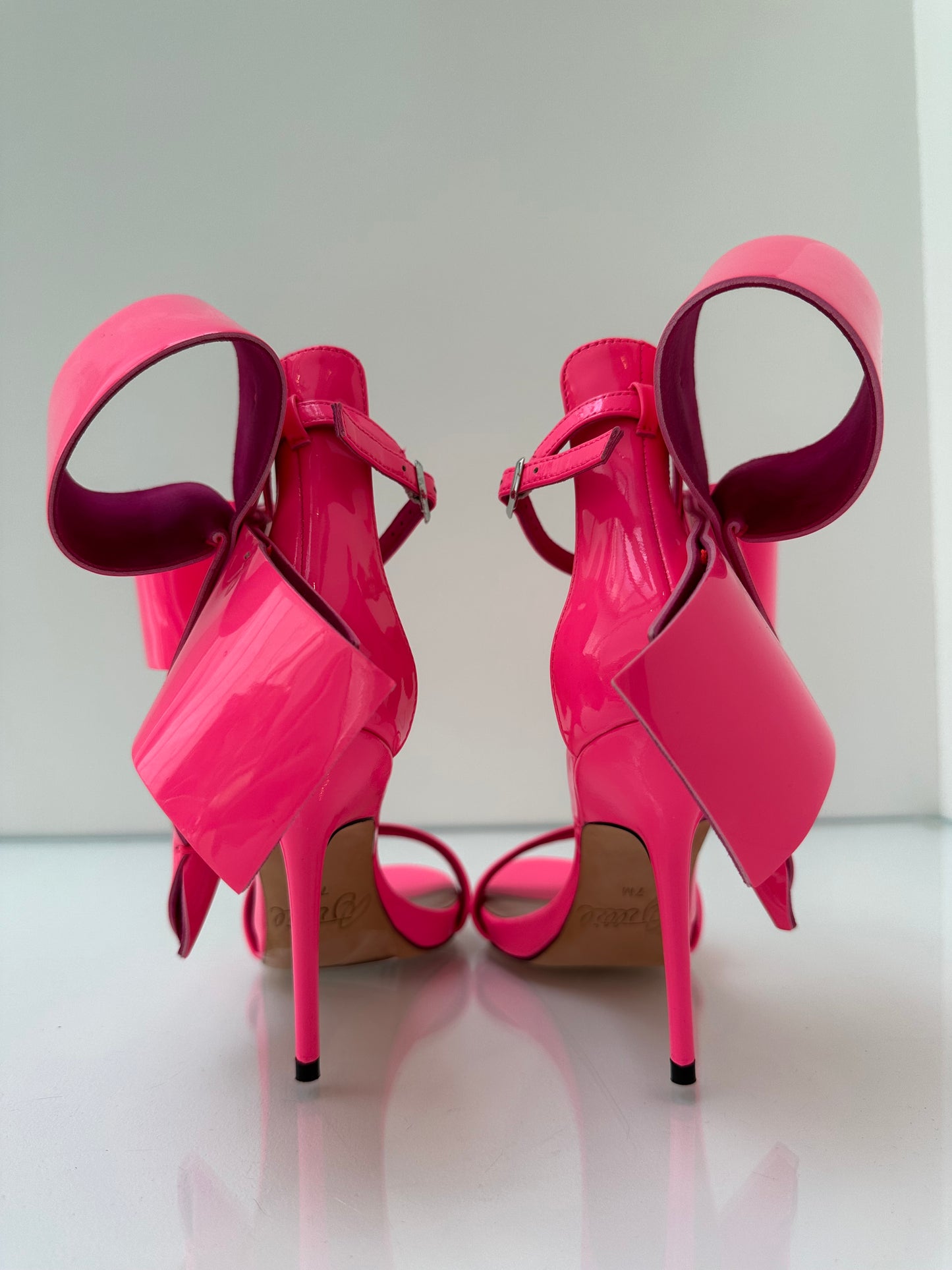 Aminah Pink Bow Heels, 7