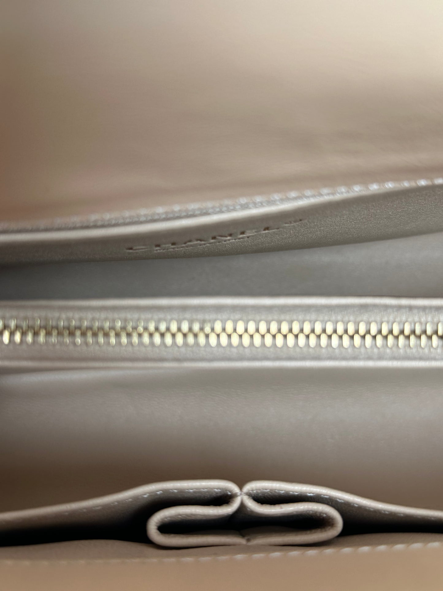 Chanel Beige & Black Chevron Lizard Coco Tophandle Bag GHW #25