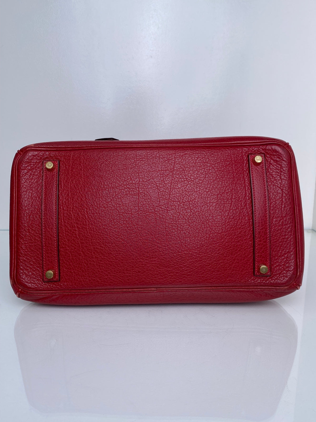 Hermes Birkin 35 Rouge Togo GHW #I
