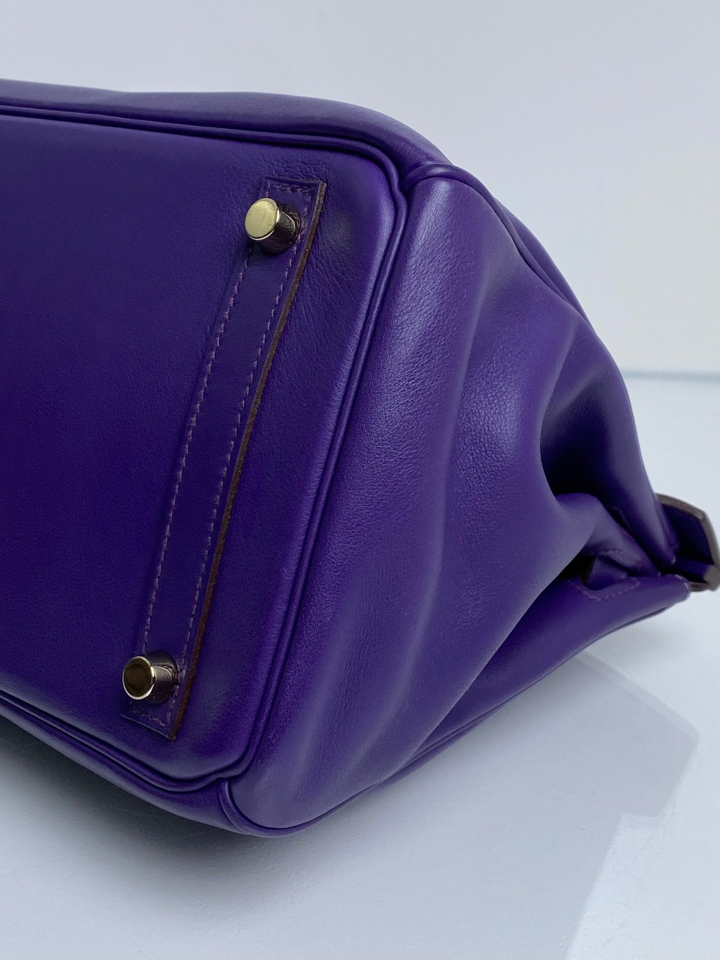 Hermes Birkin 30 Iris Swift GHW #N