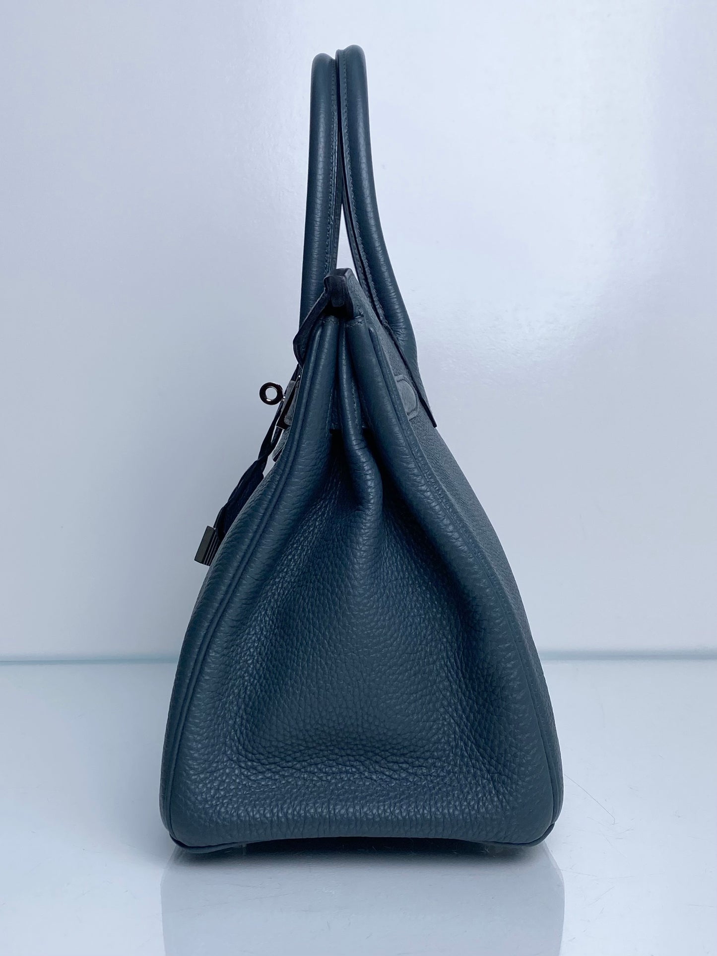 Hermes Birkin 30 Bleu Orage Togo PHW #Q