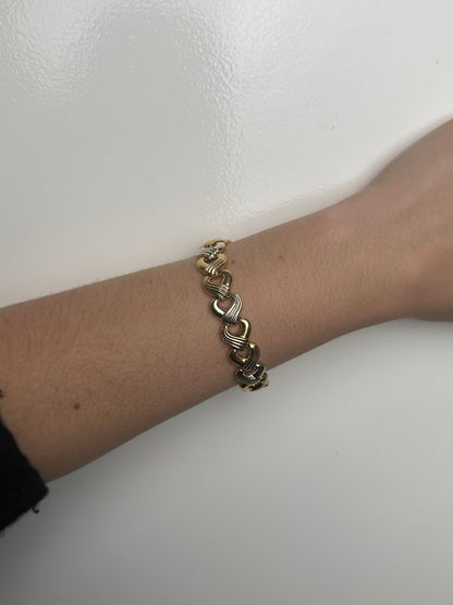 14KY Heart Bracelet