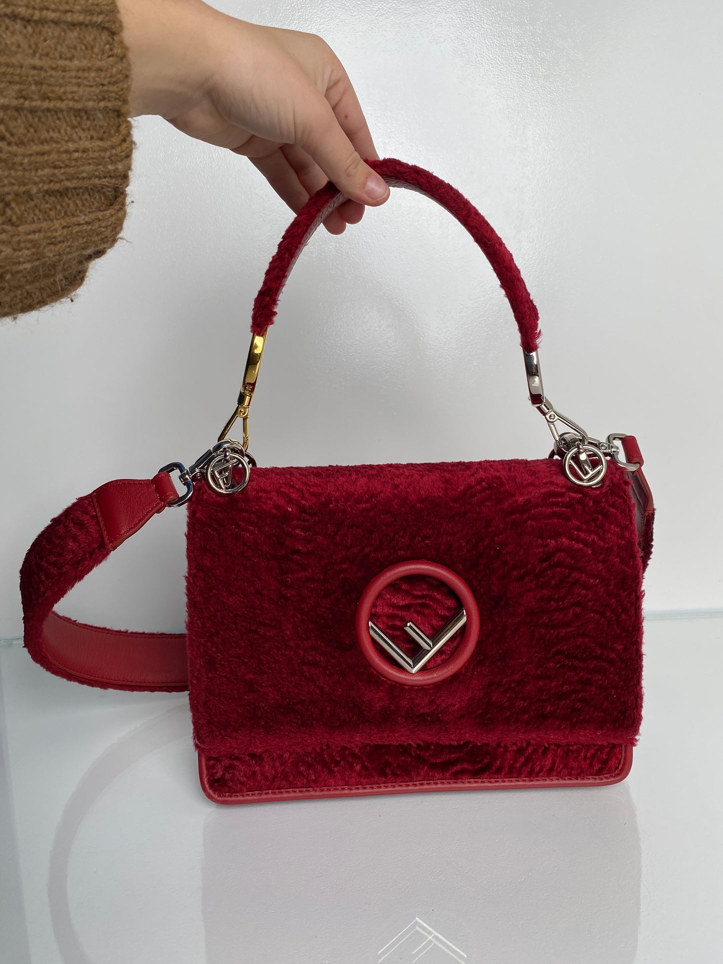 Fendi Red Khan Bag