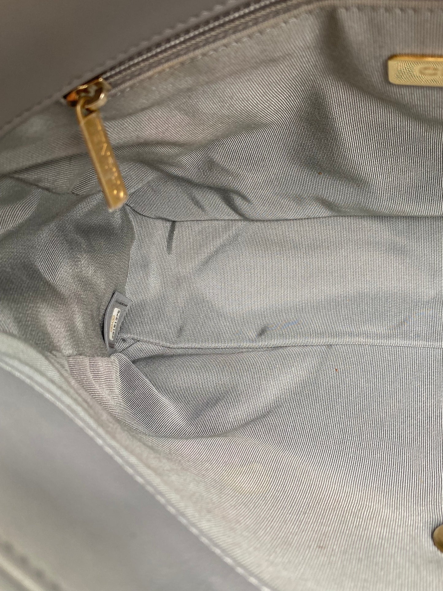 Chanel 19 Large Grey Calfskin TTHW