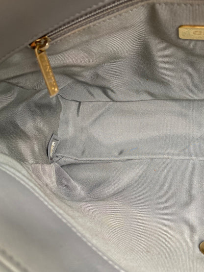 Chanel 19 Large Grey Calfskin TTHW