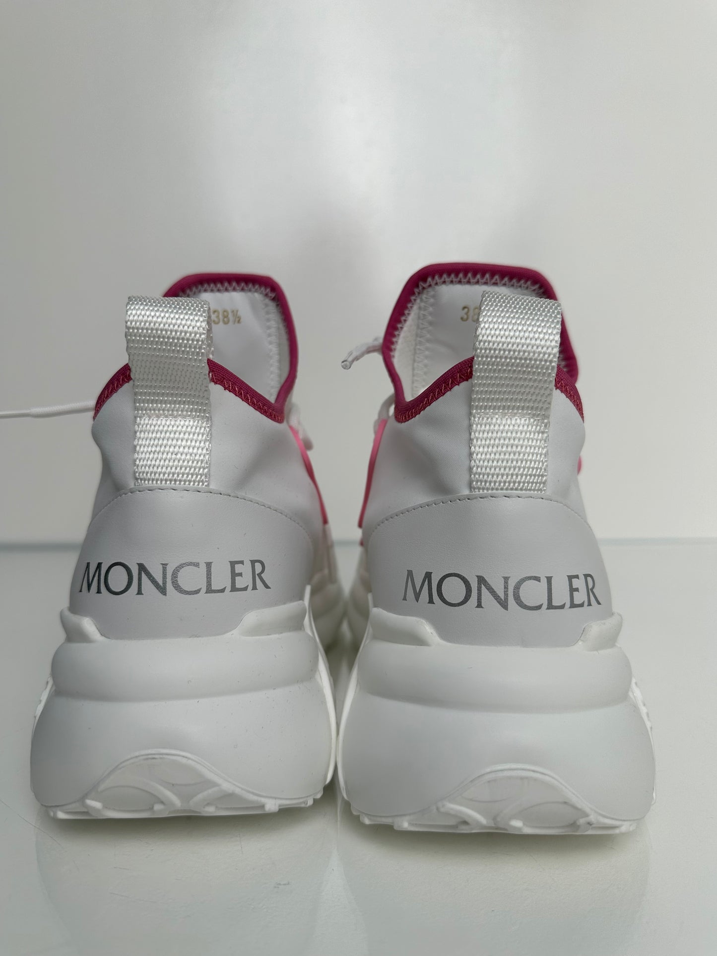 Moncler Lunarove Tri Pink & White Sneakers, 38.5