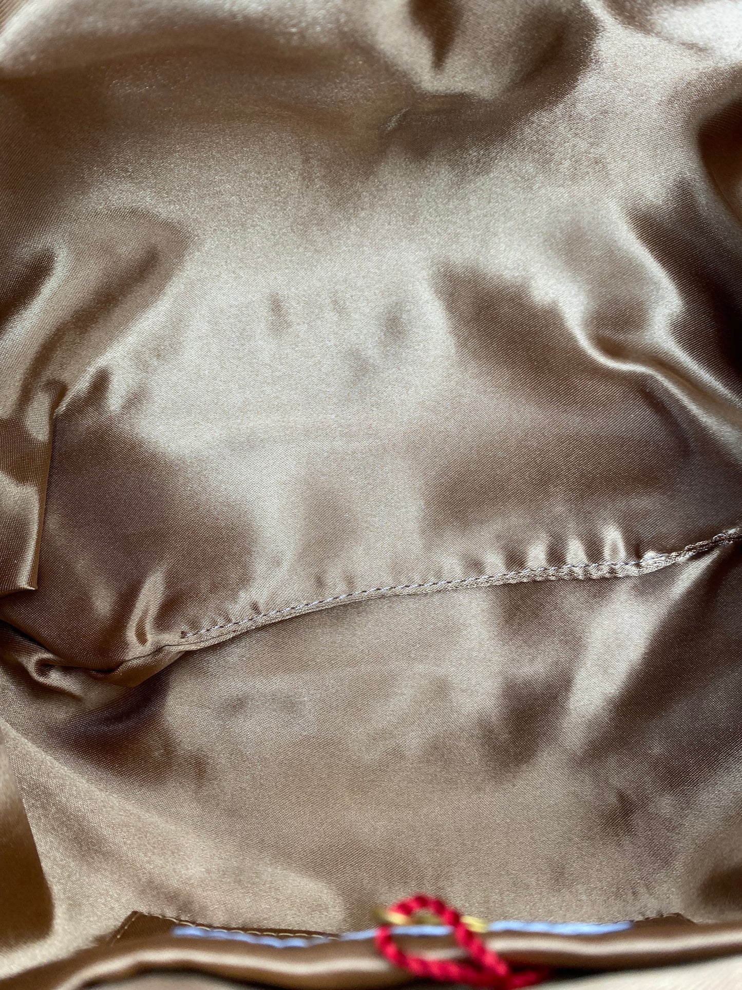 Maria La Rosa Red Woven Clutch