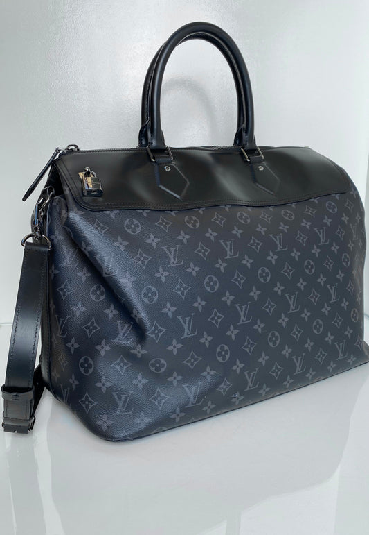 Louis Vuitton Monogram Eclipse Greenwich NM Bag SHW