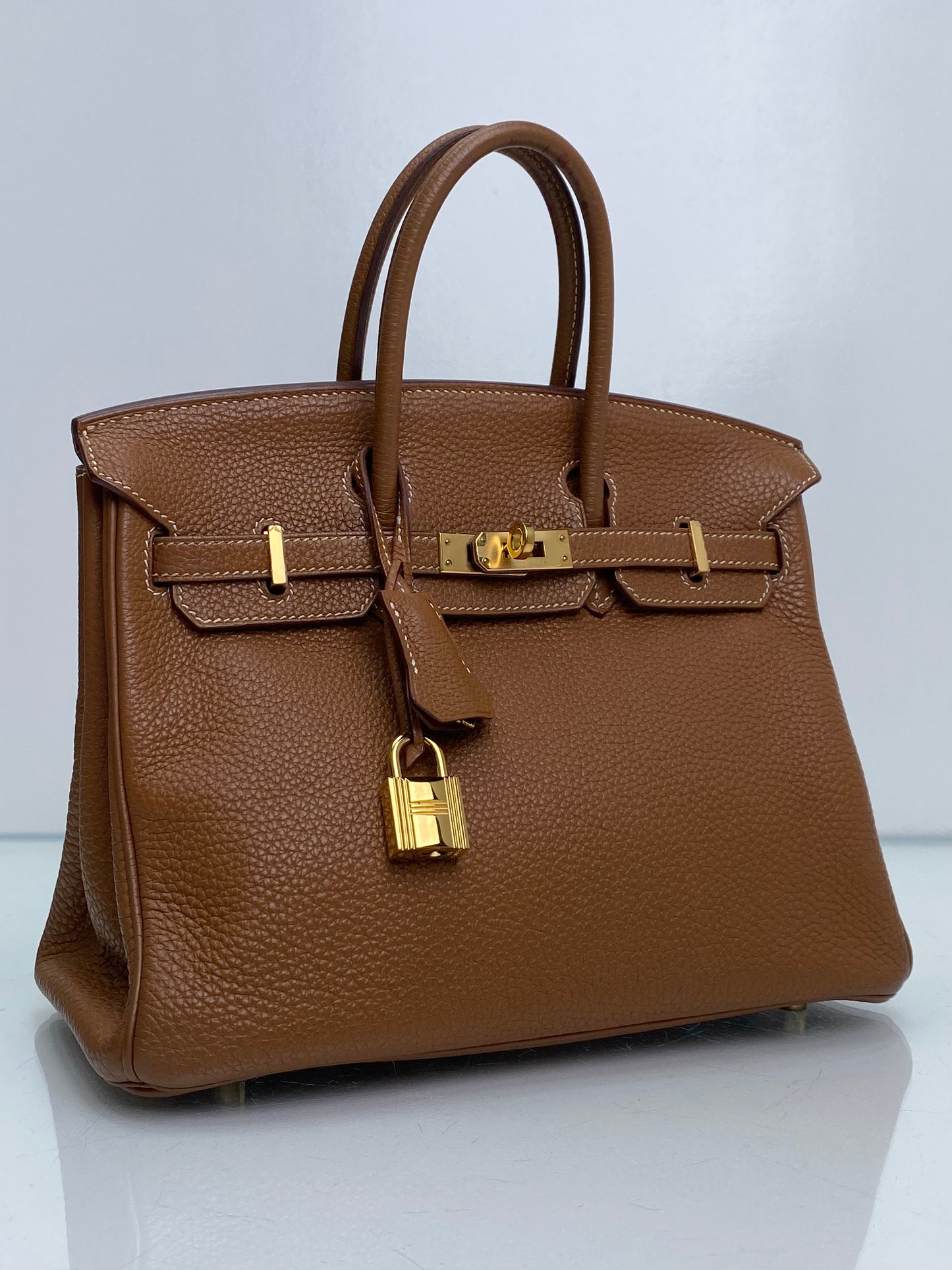 Hermes Birkin 25 Gold Togo GHW #P