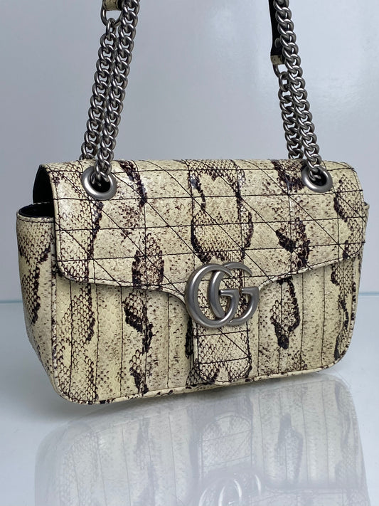 Gucci Python Matelasse Aria Small Bag SHW