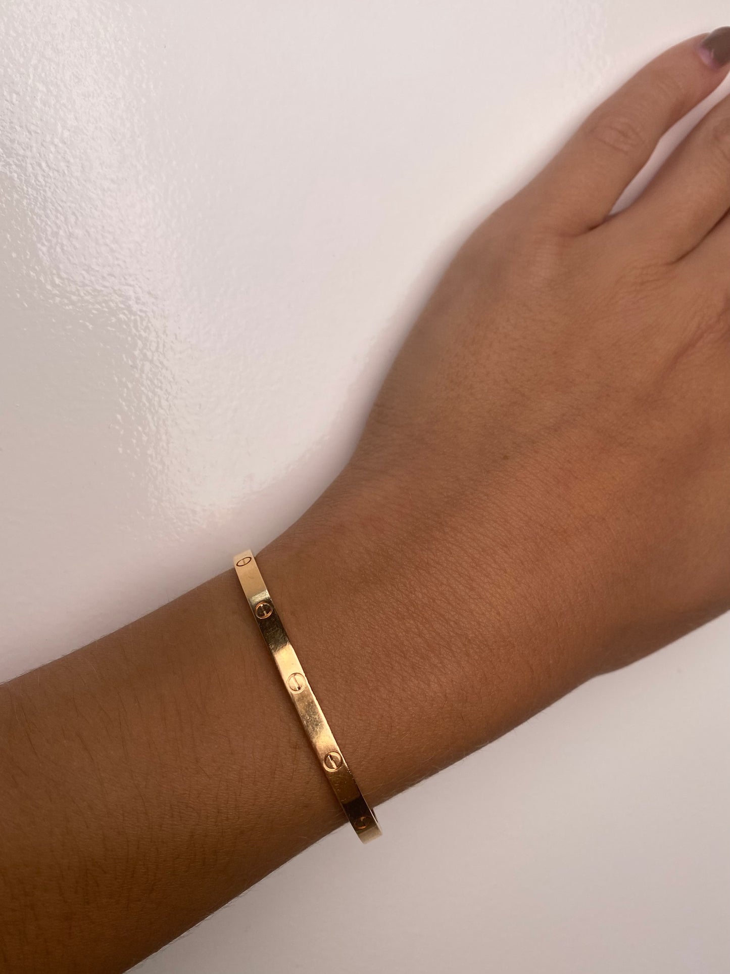 Cartier Love Bracelet Thin Yellow Gold 15