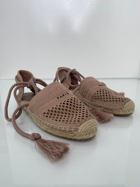 Christian Dior Blush Pink Espadrilles, 40