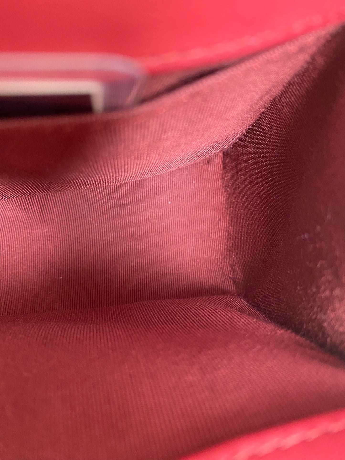 Chanel Boy Bag Red Lambskin Chevron Small GHW