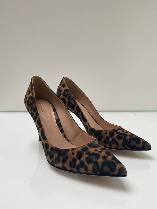 Gianvito Rossi Leopard Heels 36.5